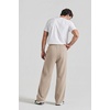 COOFANDY Baggy Sweatpants Men Wide Leg Cotton Joggers for Men with Pockets(Khaki)
