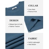 COOFANDY Mens Crew Neck Sweaters Long Sleeve Lightweight Pullover Sweater(Blue)