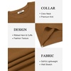 COOFANDY Mens Crew Neck Sweaters Long Sleeve Lightweight Pullover Sweater(Brown)