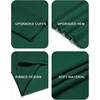 COOFANDY Mens Crew Neck Sweaters Long Sleeve Lightweight Pullover Sweater(Dark Green)