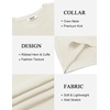 COOFANDY Mens Crew Neck Sweaters Long Sleeve Lightweight Pullover Sweater(White)