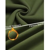 COOFANDY Mens Quarter Zip Pullover Fleece Sweatshirt Casual Quilt Sweater(Army Green)