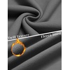 COOFANDY Mens Quarter Zip Pullover Fleece Sweatshirt Casual Quilt Sweater(Dark Grey)