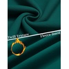 COOFANDY Mens Quarter Zip Pullover Fleece Sweatshirt Casual Quilt Sweater(Lake Green)