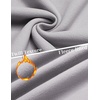 COOFANDY Mens Quarter Zip Pullover Fleece Sweatshirt Casual Quilt Sweater(Light Grey)