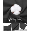COOFANDY Men’s T Shirts Long Sleeve Cotton Blend T-Shirts Casual Crew Neck Soft Basic Tee Shirts(Dark Grey)
