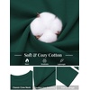 COOFANDY Men’s T Shirts Long Sleeve Cotton Blend T-Shirts Casual Crew Neck Soft Basic Tee Shirts(Lake Green)