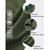COOFANDY Mens Quarter Zip Pullover Casual Mock Neck Quilted Sweatshirt 2026(Army Green)