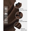 COOFANDY Mens Quarter Zip Pullover Casual Mock Neck Quilted Sweatshirt 2026(Coffee)