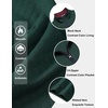 COOFANDY Mens Quarter Zip Pullover Casual Mock Neck Quilted Sweatshirt 2026(Deep Green)