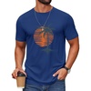 COOFANDY Men’s T Shirt Short Sleeve Cotton Blend T-Shirts Crew Neck Casual Summer Basic Tee Shirts(Sunset Palms)