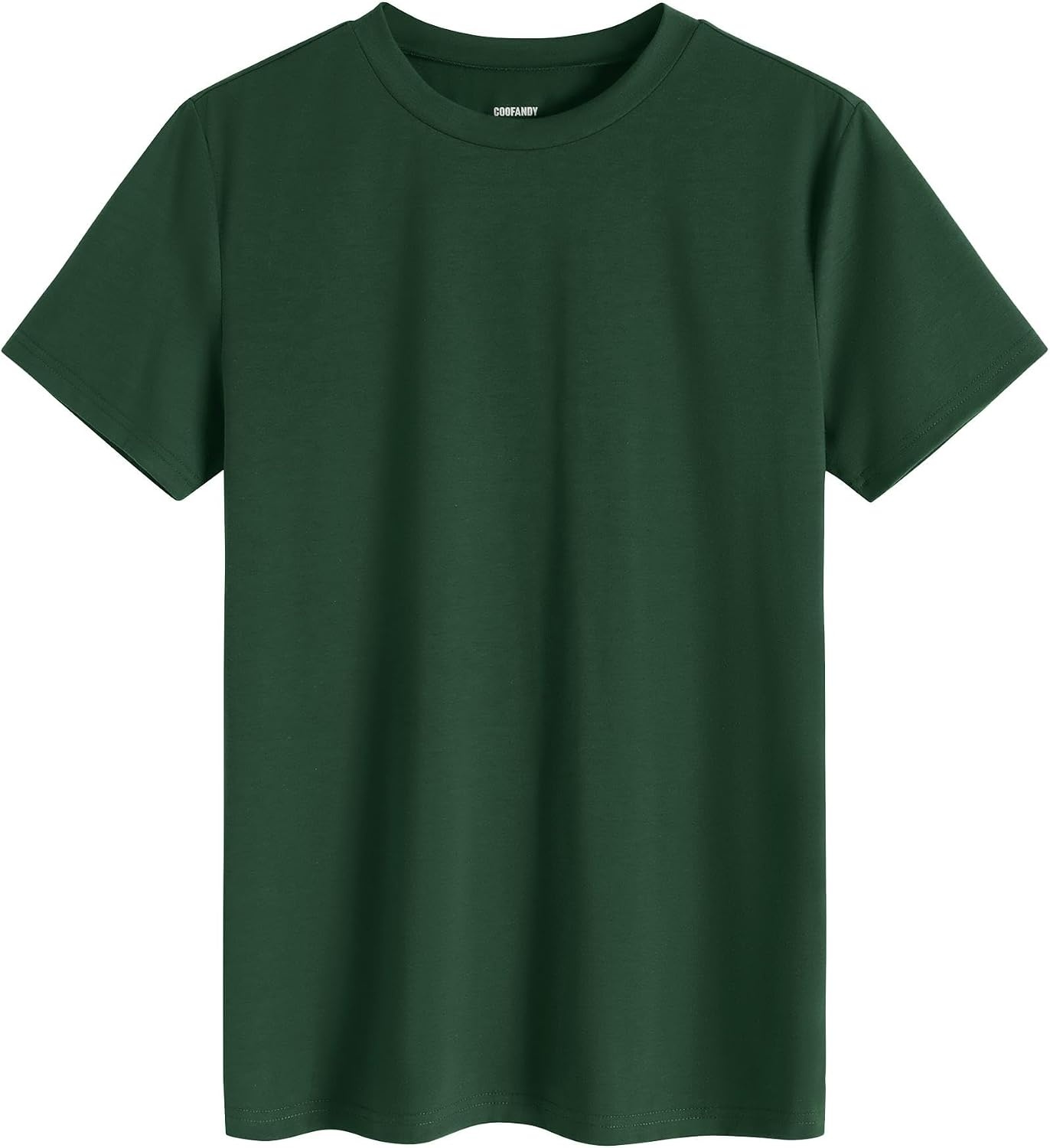 image:imageCOOFANDY Mens T Shirt Short Sleeve Casual Crew Neck Basic Tee ShirtsForest Green