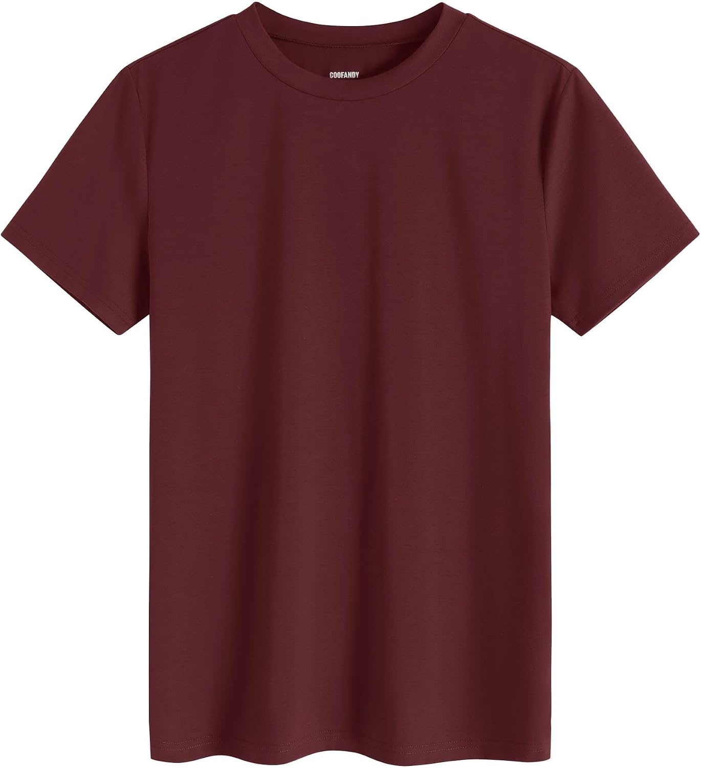 image:imageCOOFANDY Mens T Shirt Short Sleeve Casual Crew Neck Basic Tee ShirtsVine Red