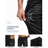 COOFANDY Mens Baggy Jeans Wide Leg Stretch Denim Casual Pants(Black)