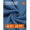 COOFANDY Mens Crewneck Sweatshirt Lightweight Casual Fall Winter Pullovers(Denim Blue)