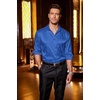 COOFANDY Men’s Stain Dress Shirts Jacquard Long Sleeve Floral Button Up Shirts Party Prom Wedding Shirt(Blue Rose Jacquard)