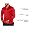 COOFANDY Men’s Stain Dress Shirts Jacquard Long Sleeve Floral Button Up Shirts Party Prom Wedding Shirt(P-red)
