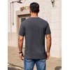 COOFANDY Men’s T Shirt Short Sleeve Casual Crew Neck Basic Tee Shirts(Gray)