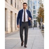 COOFANDY Mens Zip Up Cardigan Sweater Slim Fit Casual Full Zipper Sweaters(Dark Blue)