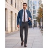 COOFANDY Mens Zip Up Cardigan Sweater Slim Fit Casual Full Zipper Sweaters(Deep Blue)