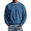 COOFANDY Mens Crewneck Sweatshirt Lightweight Casual Fall Winter Pullovers(Denim Blue)