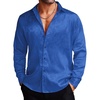 Blue Rose Jacquard
