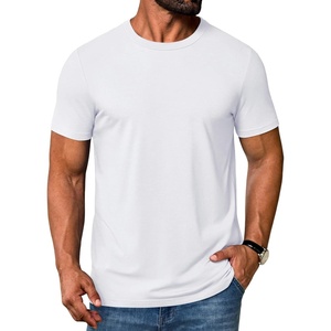 COOFANDY Men’s T Shirt Short Sleeve Casual Crew Neck Basic Tee Shirts(White)
