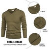 COOFANDY Mens V Neck Dress Sweater Knit Long Sleeve Pullover Sweaters(New Green)