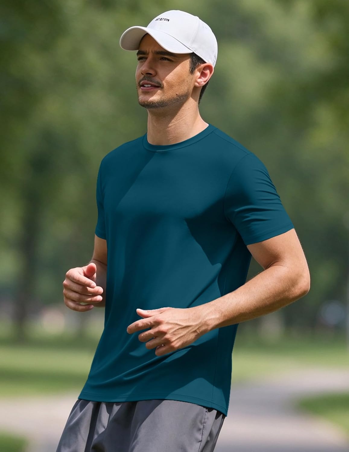 image:imageCOOFANDY Mens TShirts Short Sleeve UPF 50 Quick Dry Workout Athletic TeeBlue