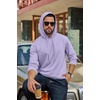COOFANDY Men’s Casual Pullover Hoodie Lightweight Drawstring Hooded Sweatshirt Long Sleeve Soft Hoodie for Daily Wear