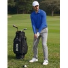 COOFANDY Mens Polo Shirts Long Sleeve UPF 50+ Moisture Wicking Golf Shirt(Royal Blue)