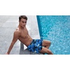 COOFANDY Men’s Swim Trunks Quick Dry Board Shorts Swimwear Bathing Suit(P Palm Tree Blue)