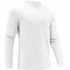 COOFANDY Mens Thermal Long Sleeve Shirt Mock Turtleneck Fleece Base Layer(02 Bleached)