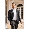 COOFANDY Mens Turtleneck Long Sleeve Shirts Slim Fit Thermal Undershirts(White)