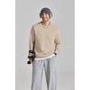 COOFANDY Mens Crewneck Sweatshirt Lightweight Casual Fall Winter Pullovers(Khaki)
