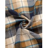 COOFANDY Mens Flannel Shirts Long Sleeve Button Down Shirt with Pocket Casual Shirts Work Shirts for Men(Blue Brown Plaid)