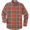 COOFANDY Mens Flannel Shirts Long Sleeve Button Down Shirt with Pocket Casual Shirts Work Shirts for Men(Orange-yellow Plaid)