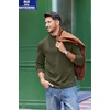 COOFANDY Men’s Slim Fit Mock Turtleneck T Shirt Casual Basic Knitted Long Sleeve Pullover Sweater(Army Green)
