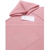 COOFANDY Unisex Casual Hooded Poncho Cape Cloak Fashion Coat Hoodie Pullover with Pocket(Light Pink)