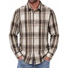 Brown White Plaid