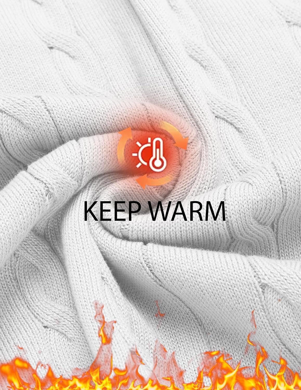 image:imageCOOFANDY Mens Sweater Vest V Neck Casual Sleeveless Knit Pullover SweaterAll White