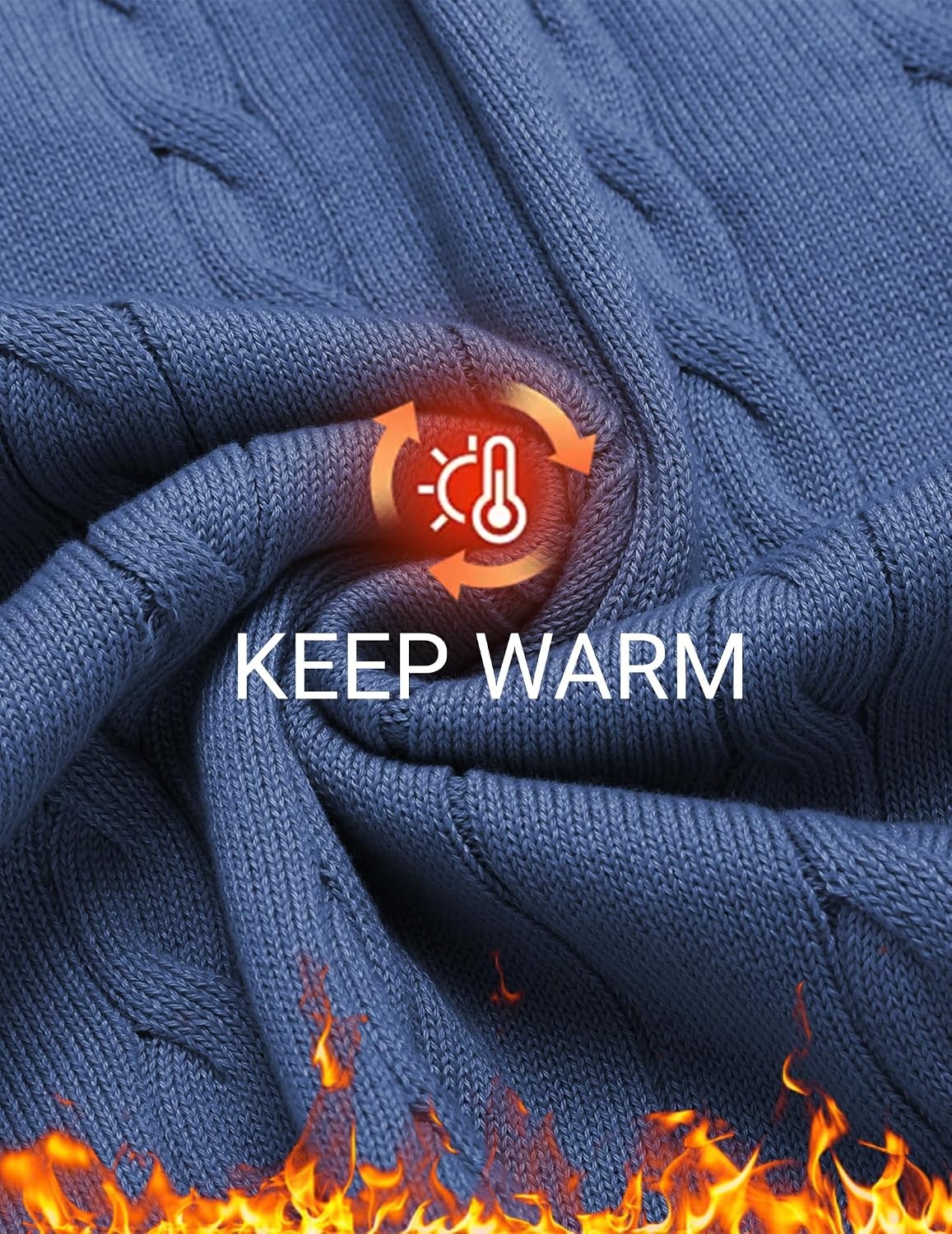image:imageCOOFANDY Mens Sweater Vest V Neck Casual Sleeveless Knit Pullover SweaterDark Blue