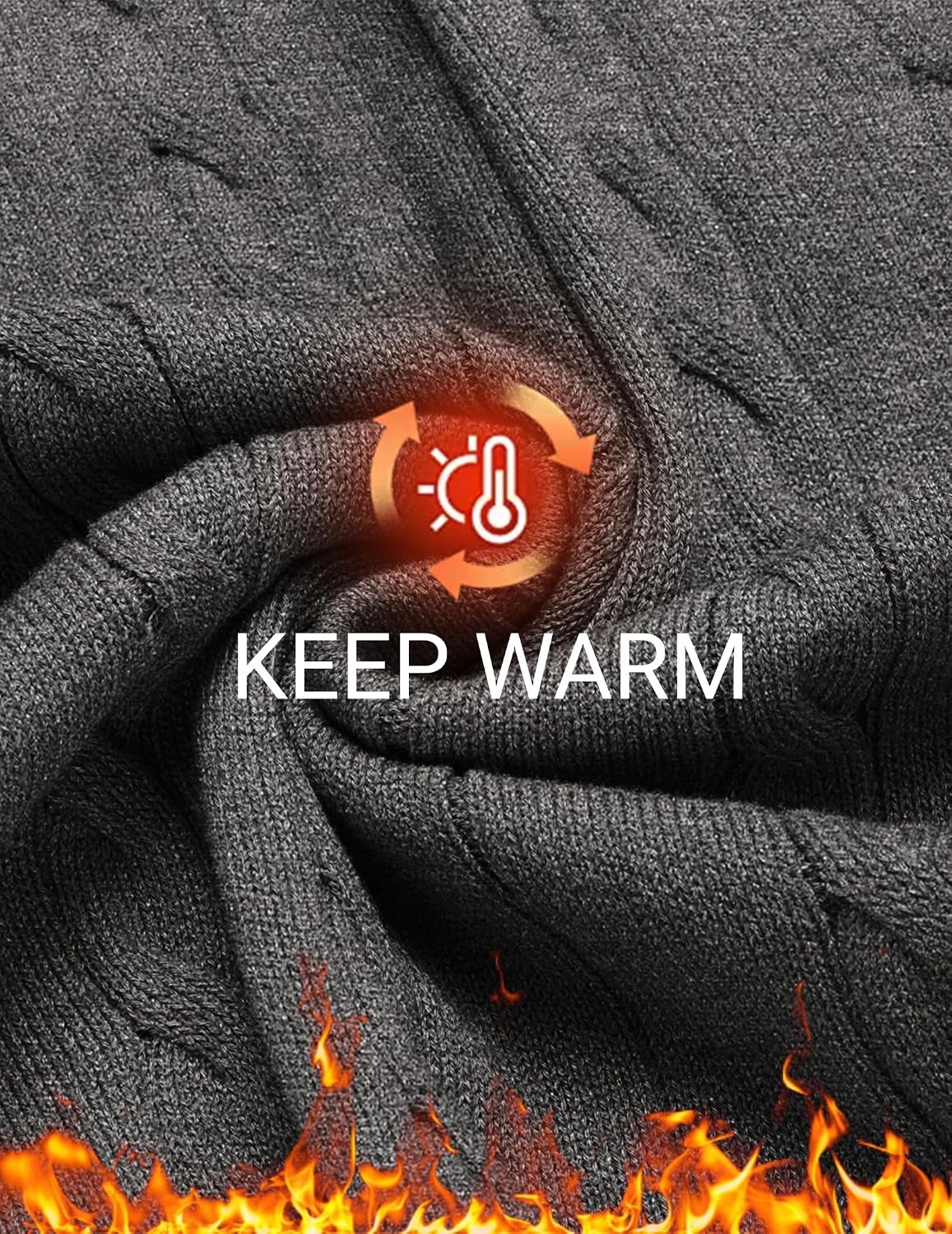 image:imageCOOFANDY Mens Sweater Vest V Neck Casual Sleeveless Knit Pullover SweaterDark Grey