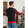 COOFANDY Men’s Christmas Sweaters Crewneck Funny Ugly Knitted Pullovers(Christmas Gift)