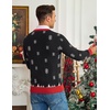 COOFANDY Men’s Christmas Sweaters Crewneck Funny Ugly Knitted Pullovers(Leaky Roof)