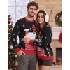 COOFANDY Men’s Christmas Sweaters Crewneck Funny Ugly Knitted Pullovers(Leaky Roof)