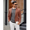 COOFANDY Men’s Crew Neck Sweater Long Sleeve Casual Knit Dress Sweaters(Dark Grey)