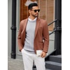 COOFANDY Men’s Crew Neck Sweater Long Sleeve Casual Knit Dress Sweaters(Light Grey)