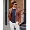 COOFANDY Men’s Crew Neck Sweater Long Sleeve Casual Knit Dress Sweaters(Navy Blue)