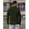 COOFANDY Men’s Quarter Zip Sweater Pullover 1/4 Zip Casual Long Sleeve Fall(Army Green)